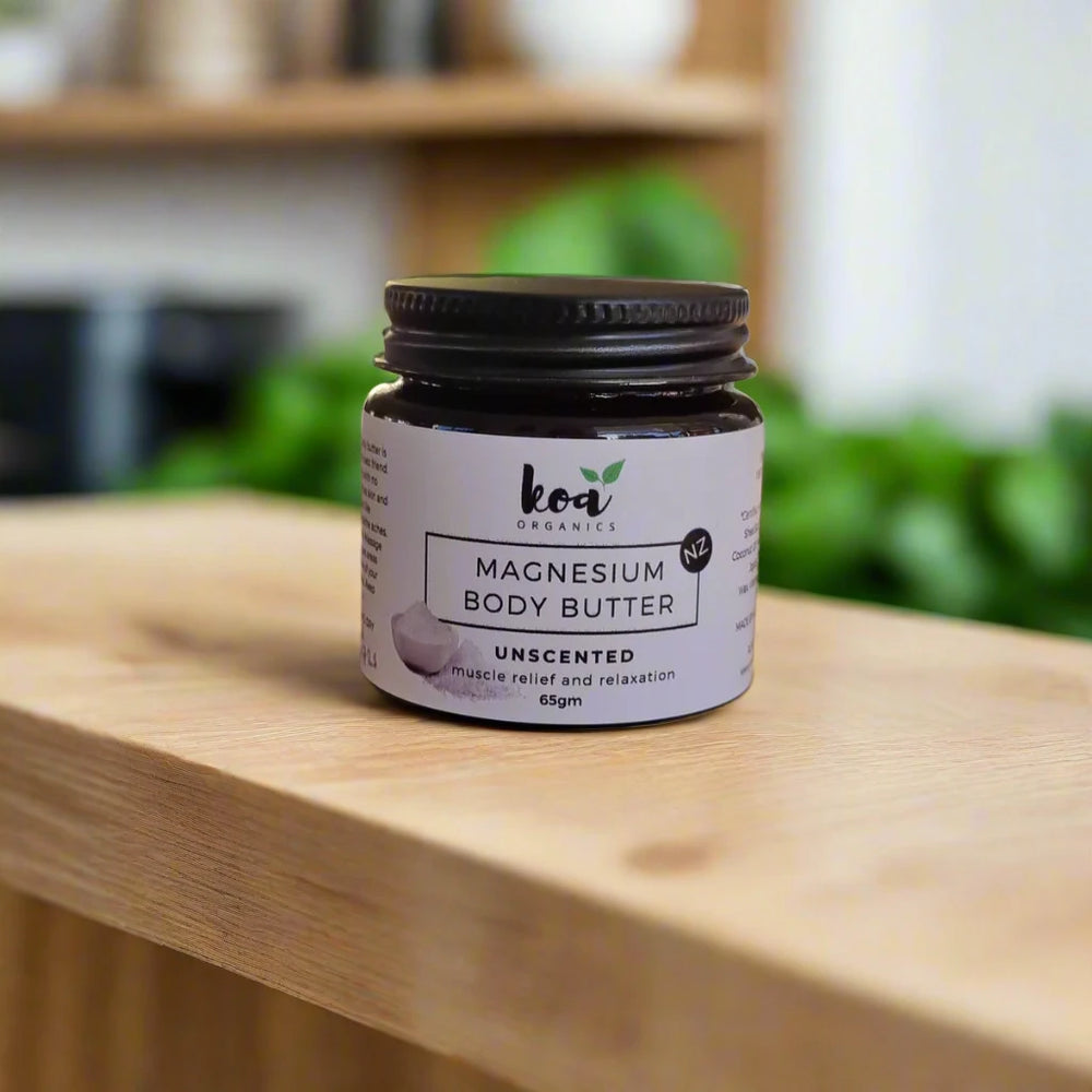 Magnesium Body Butter Unscented 65g - Koa Organics