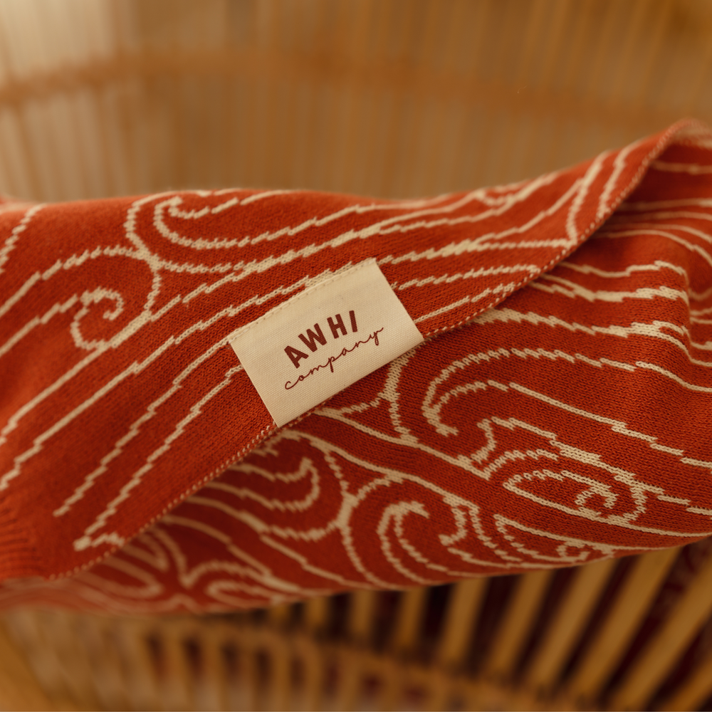 
                  
                    Manaaki Kōkōwai - Knitted Pēpi Blanket
                  
                