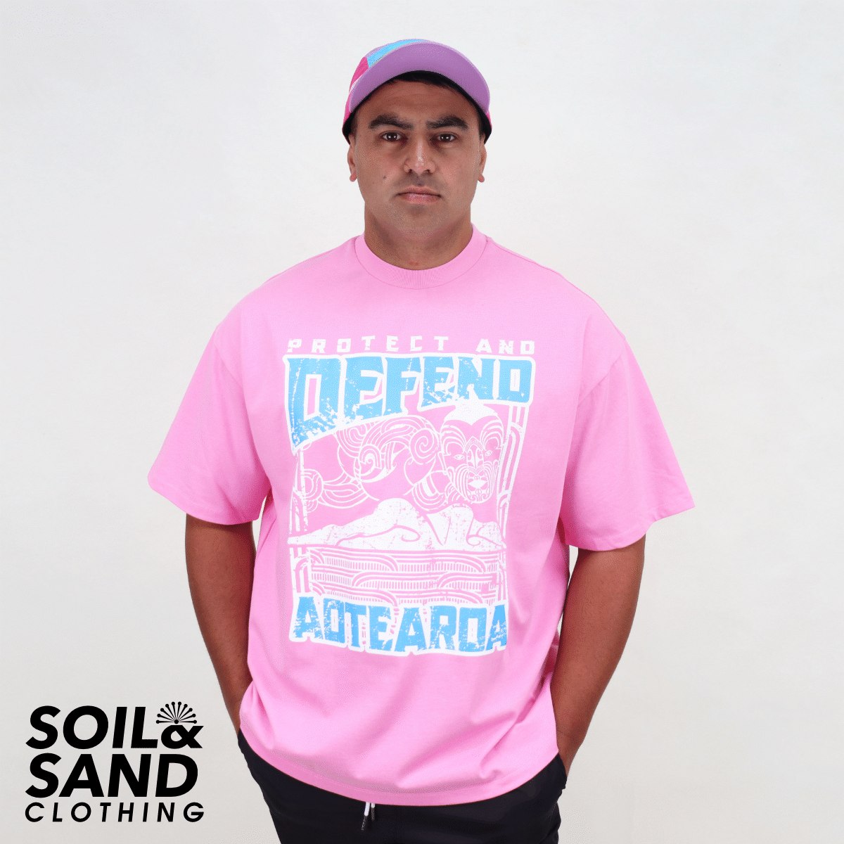 
                  
                    Defend Tee (Bubblegum Pink) - Soil & Sand
                  
                