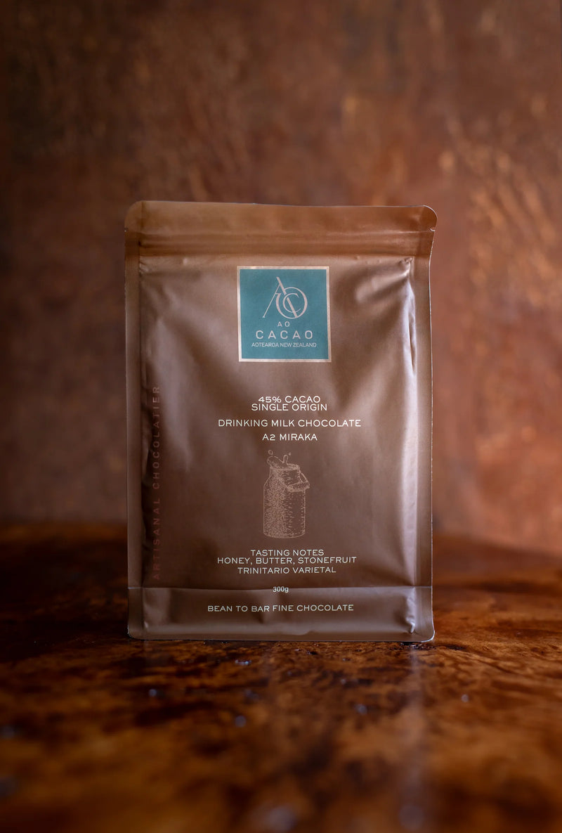 45% A2 Miraka Drinking Chocolate - Ao Cacao