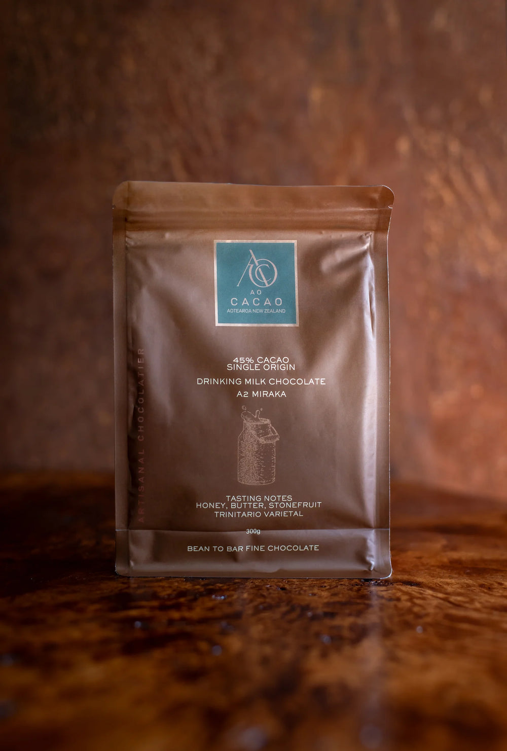 45% A2 Miraka Drinking Chocolate - Ao Cacao