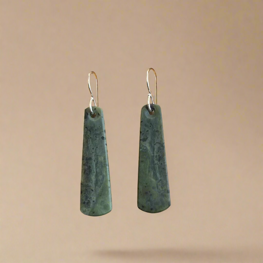 Whakakai Pounamu (Drop Earrings) - 4