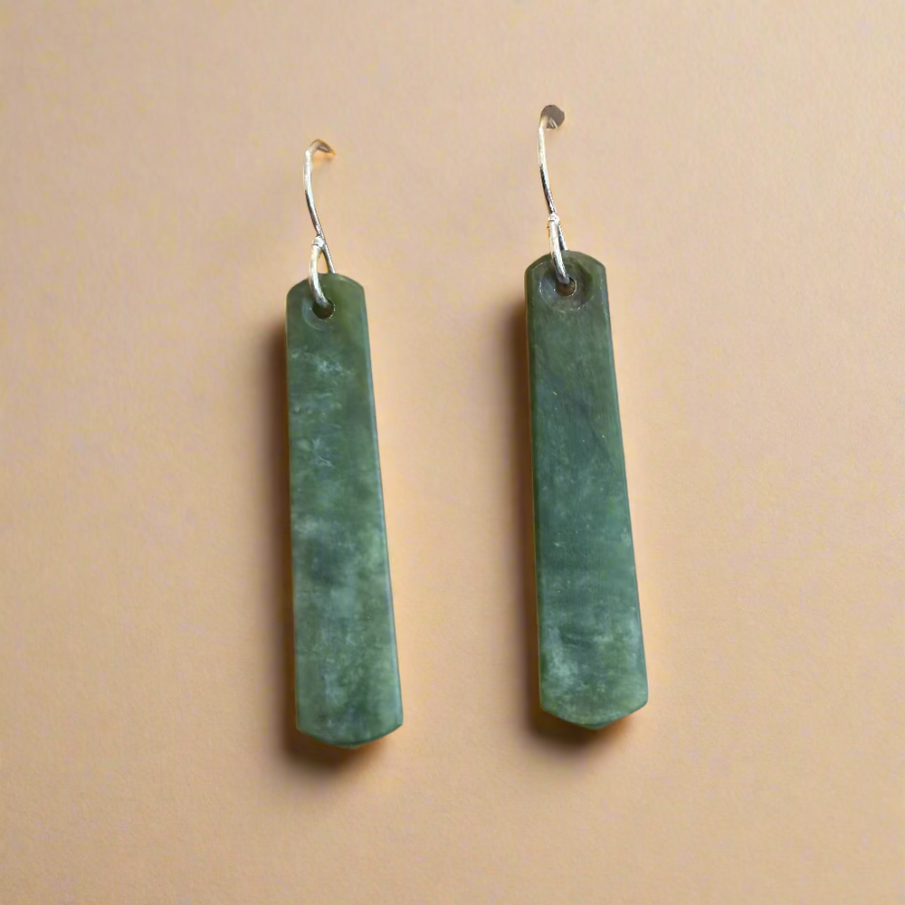 Whakakai Pounamu (Drop Earrings) - 9