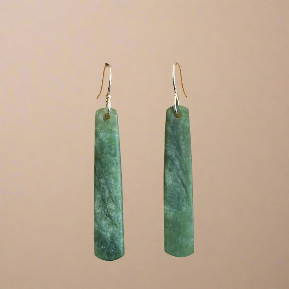 Whakakai Pounamu (Drop Earrings) - 13