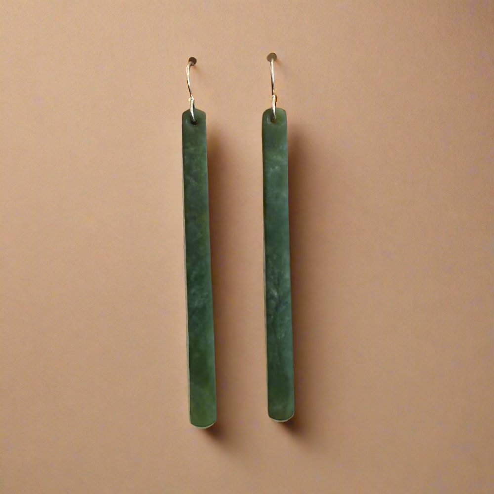 Whakakai Pounamu (Drop Earrings) - 20