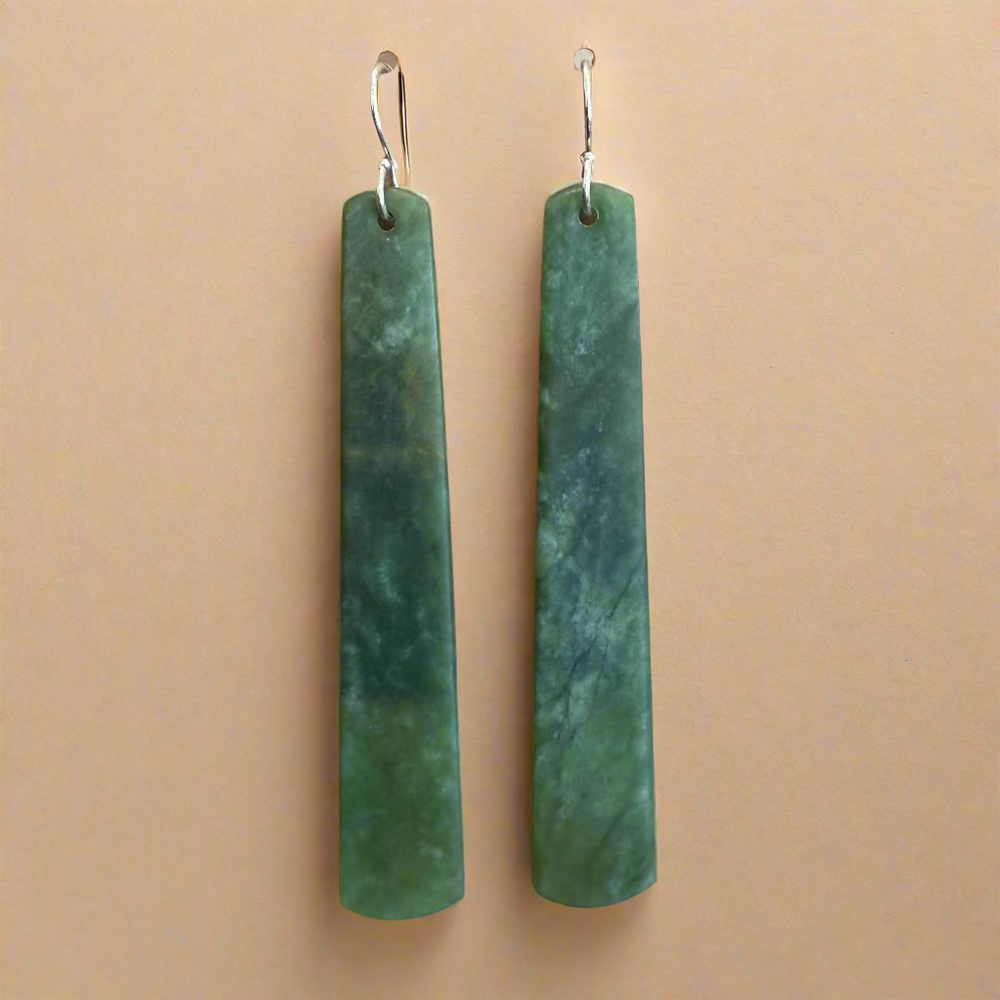 Whakakai Pounamu (Drop Earrings) - 21