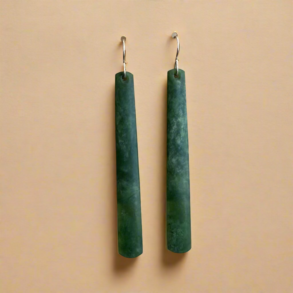 Whakakai Pounamu (Drop Earrings) - 23