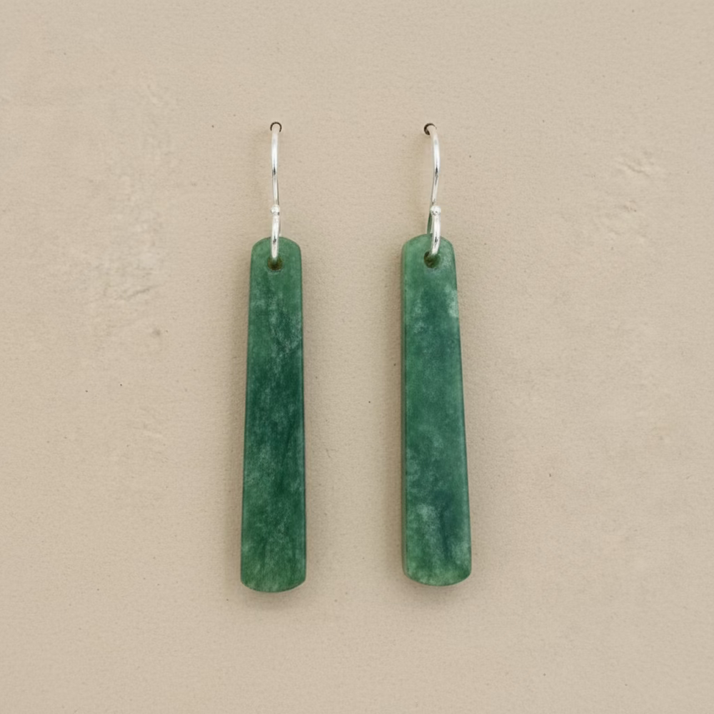 Whakakai Pounamu (Drop Earrings) - 4