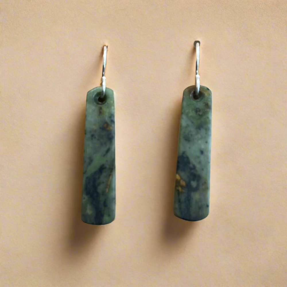 Whakakai Pounamu (Drop Earrings) - 6
