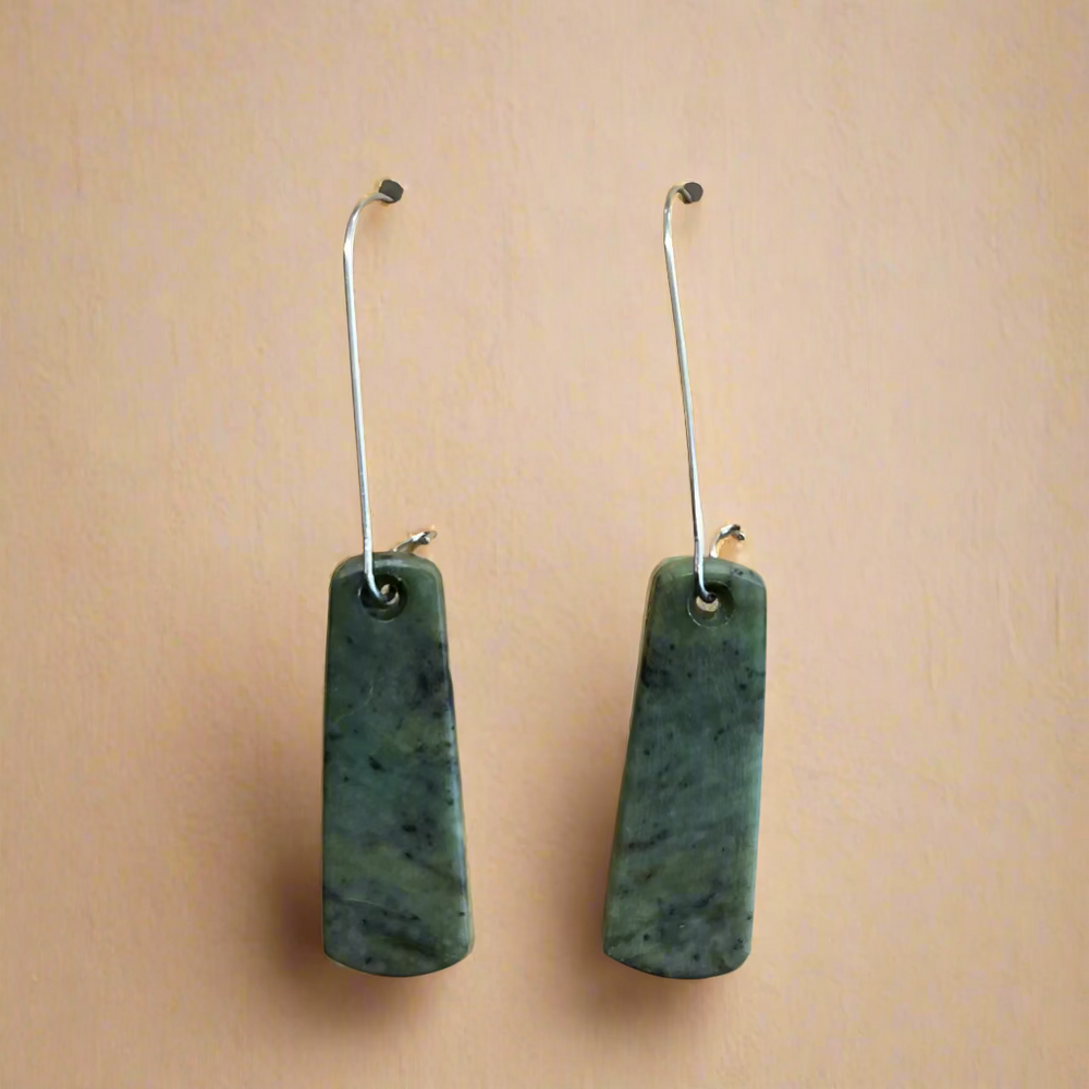 Whakakai Pounamu (Drop Earrings) - 7