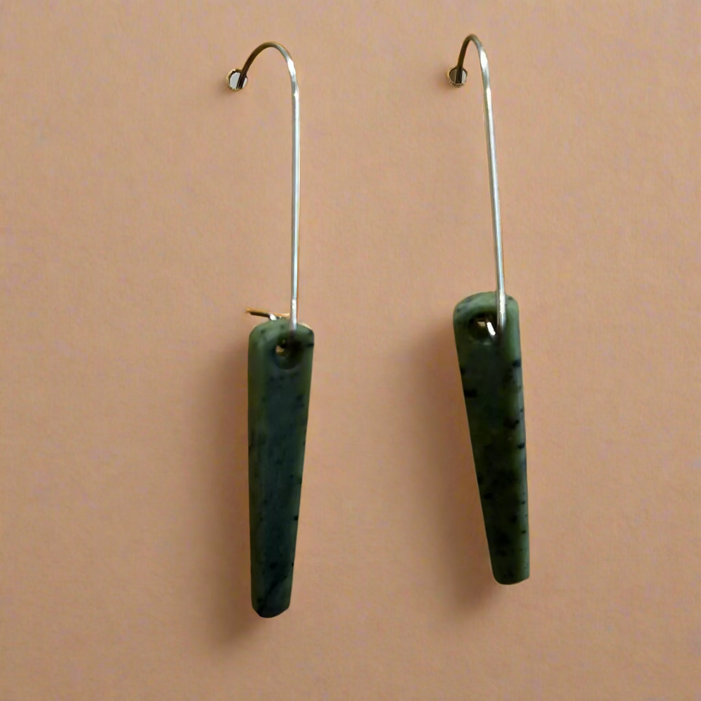 Whakakai Pounamu (Drop Earrings) - 10