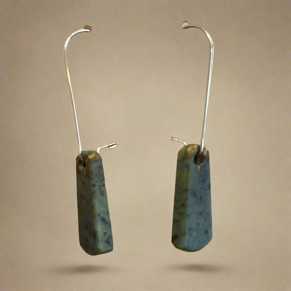 Whakakai Pounamu (Drop Earrings) - 12