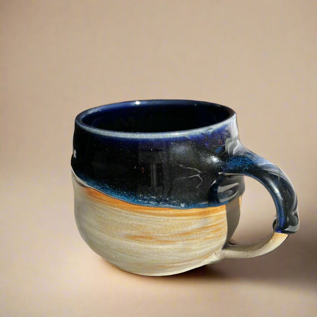 
                  
                    Handled Ceramic Mugs (Dark Blue) - Kaelebs Kups
                  
                