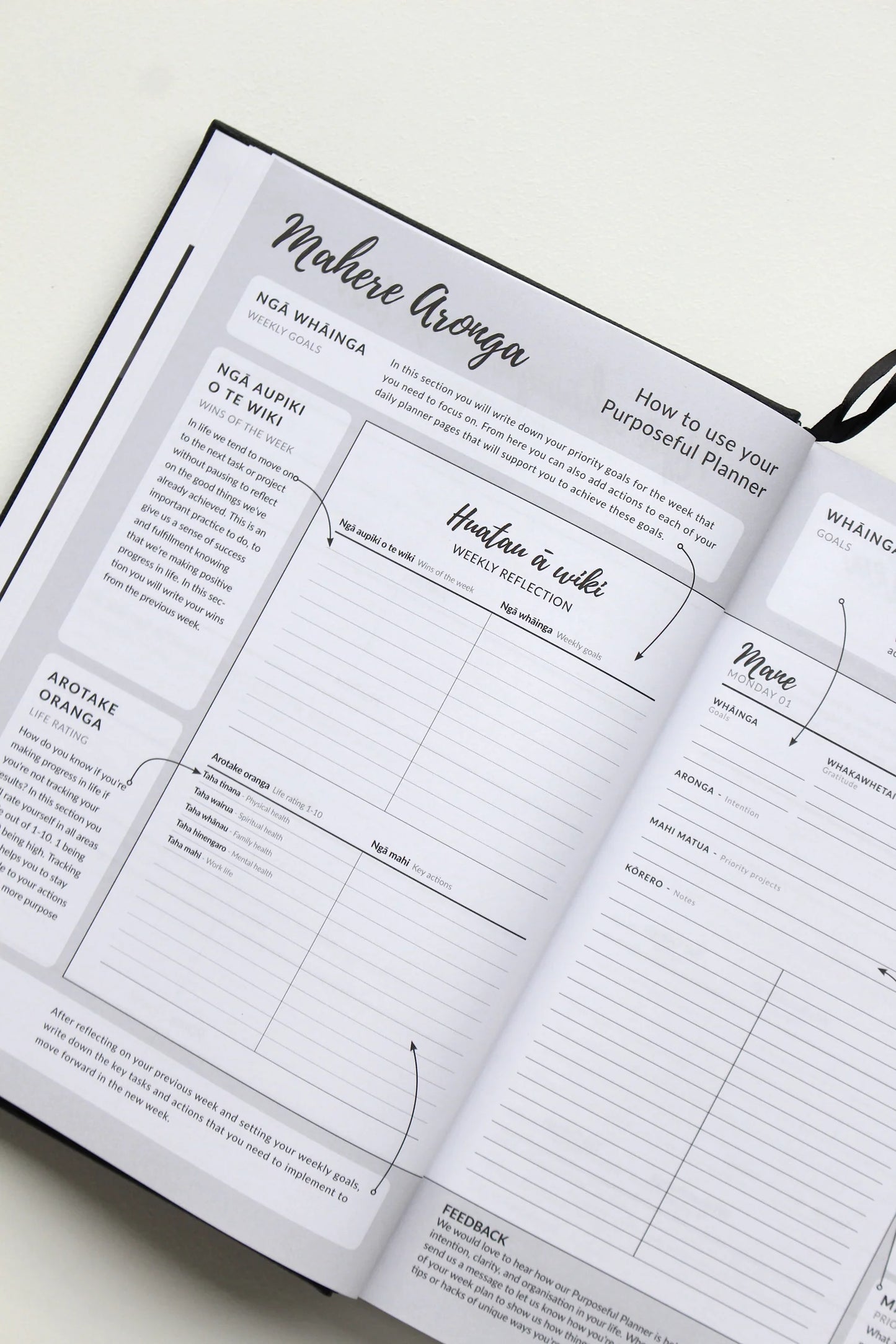 
                  
                    2026 Premium Bilingual Māori 4 in 1 Diary Planner
                  
                