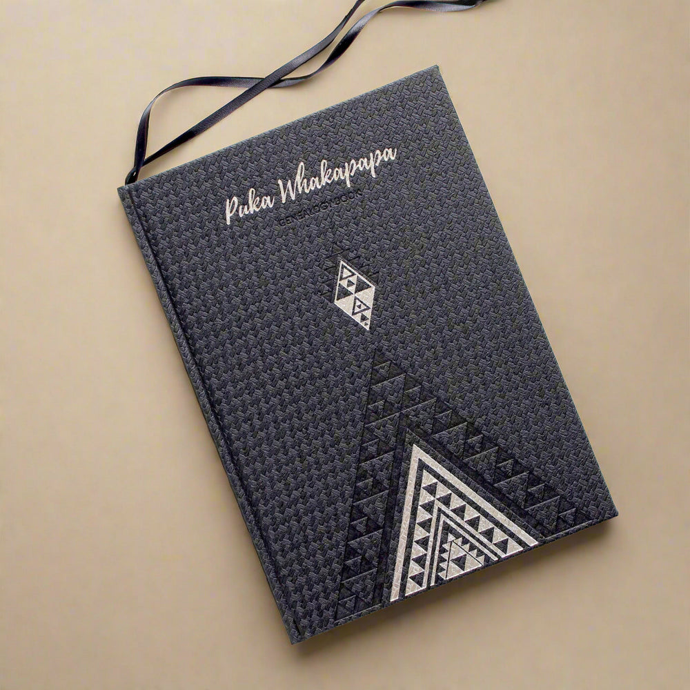 Puka Whakapapa (Genealogy Book) - Tuhono Design