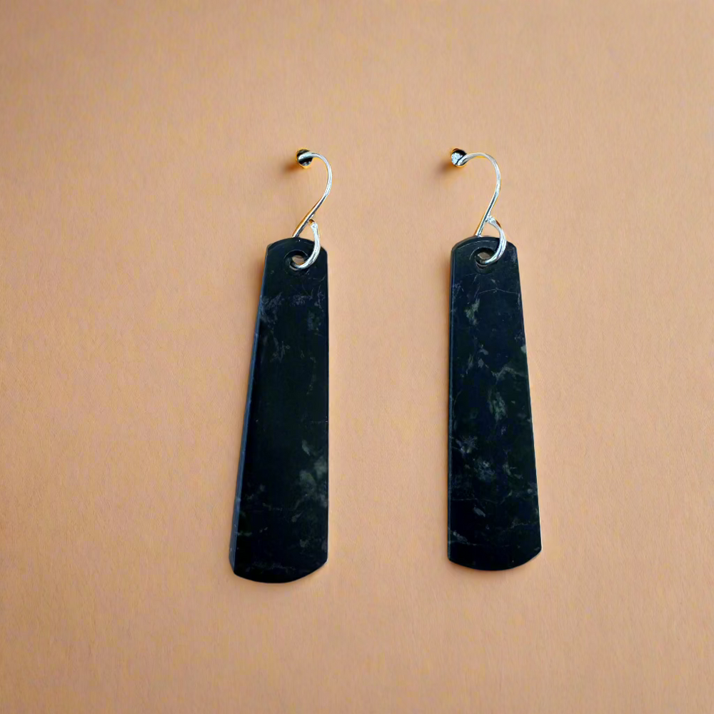 Whakakai Pounamu (Drop Earrings) - 5