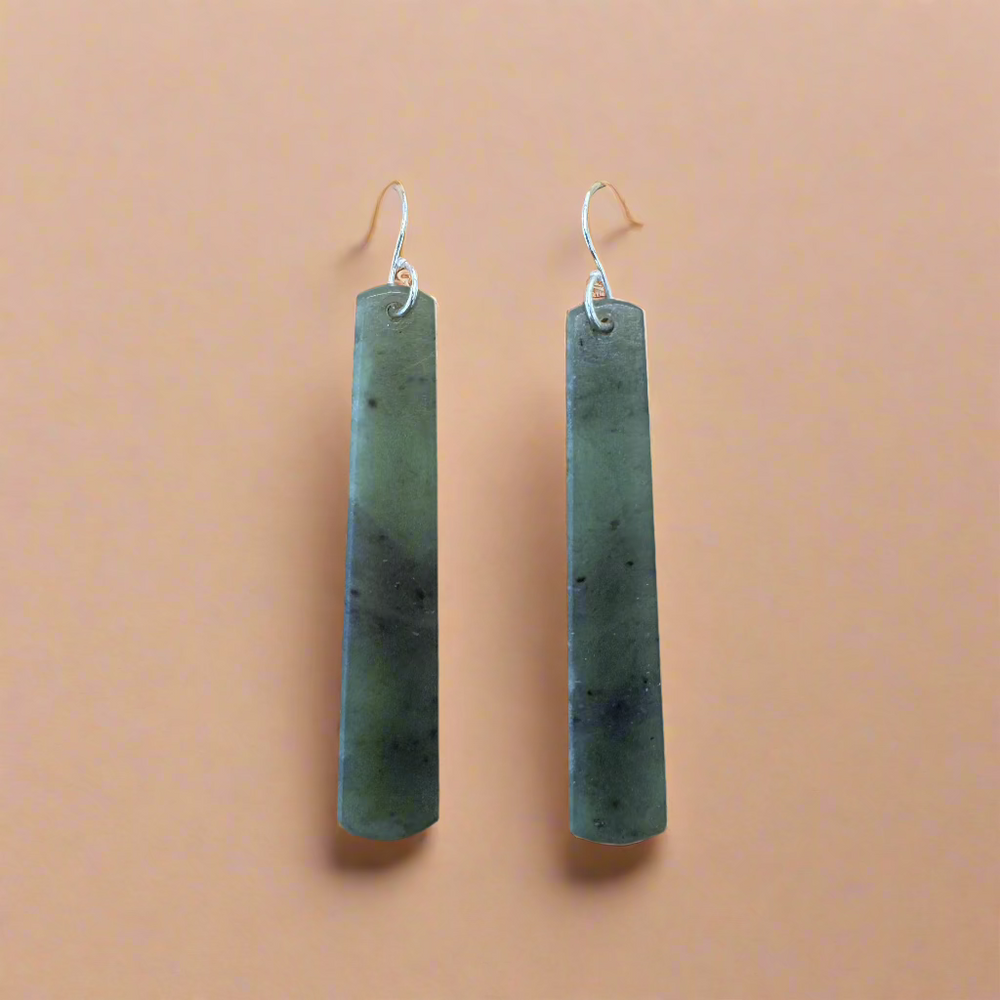 Whakakai Pounamu (Drop Earrings) - 11