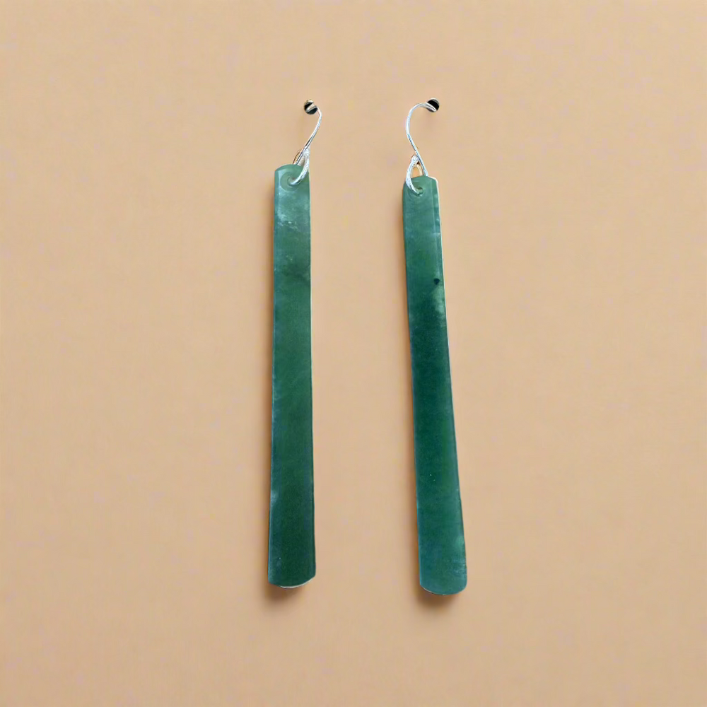 Whakakai Pounamu (Drop Earrings) - 15