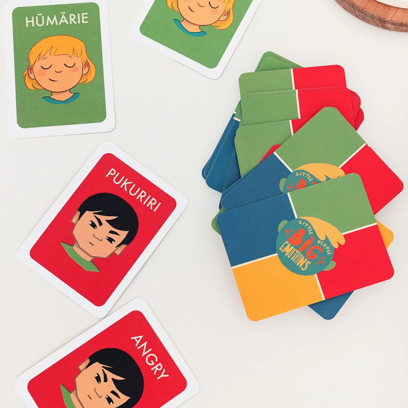 Feelings Cards (English/Te Reo Māori) - Little People, Big Emotions