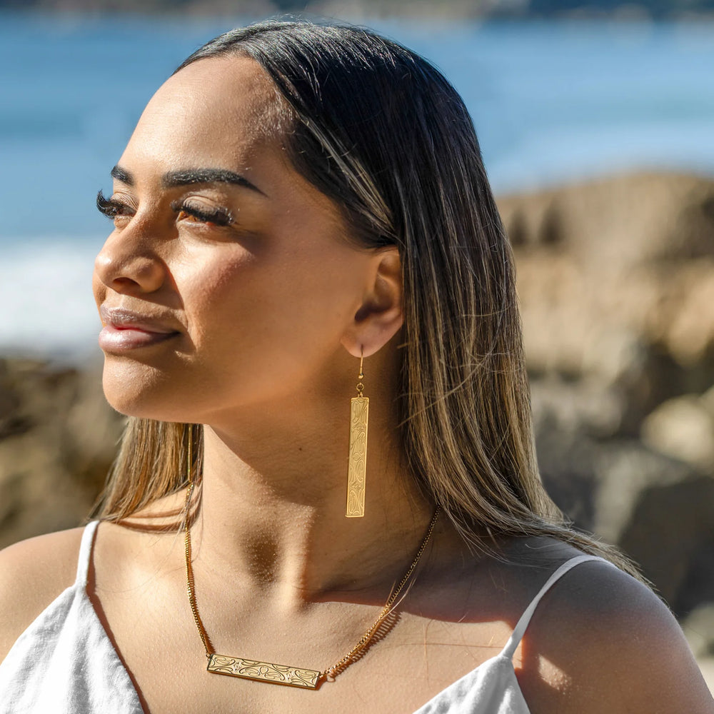 Manawa Roa Necklace (Gold) - Rerehua Boutique