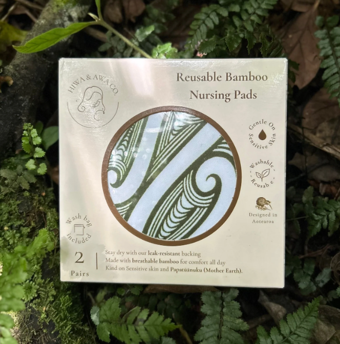 
                  
                    Reusable Bamboo Breast Pads - Hiwa & Awa Co.
                  
                