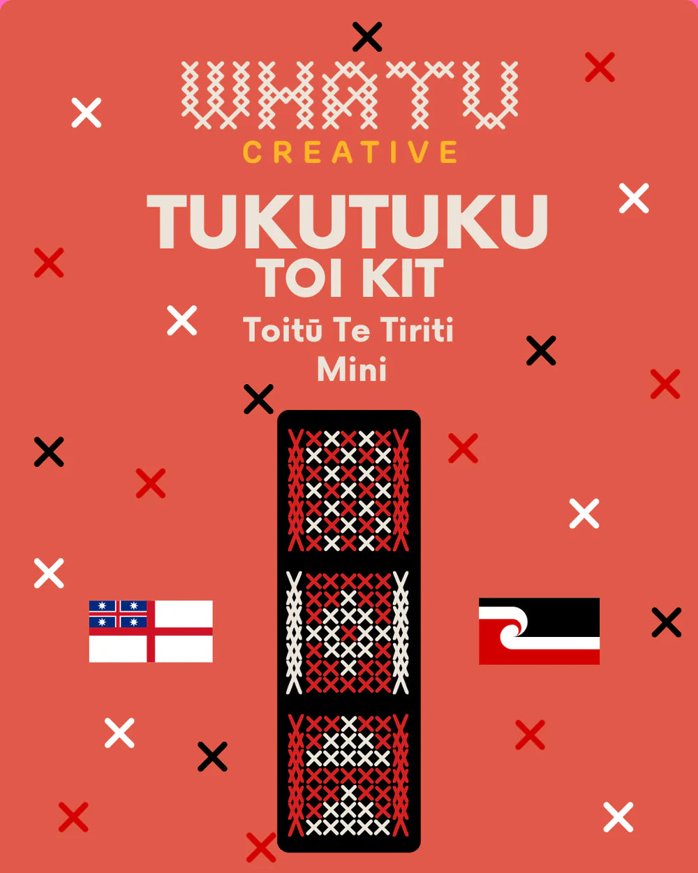 Toitu Te Tiriti Mini Tukutuku Kit - Whatu Creative