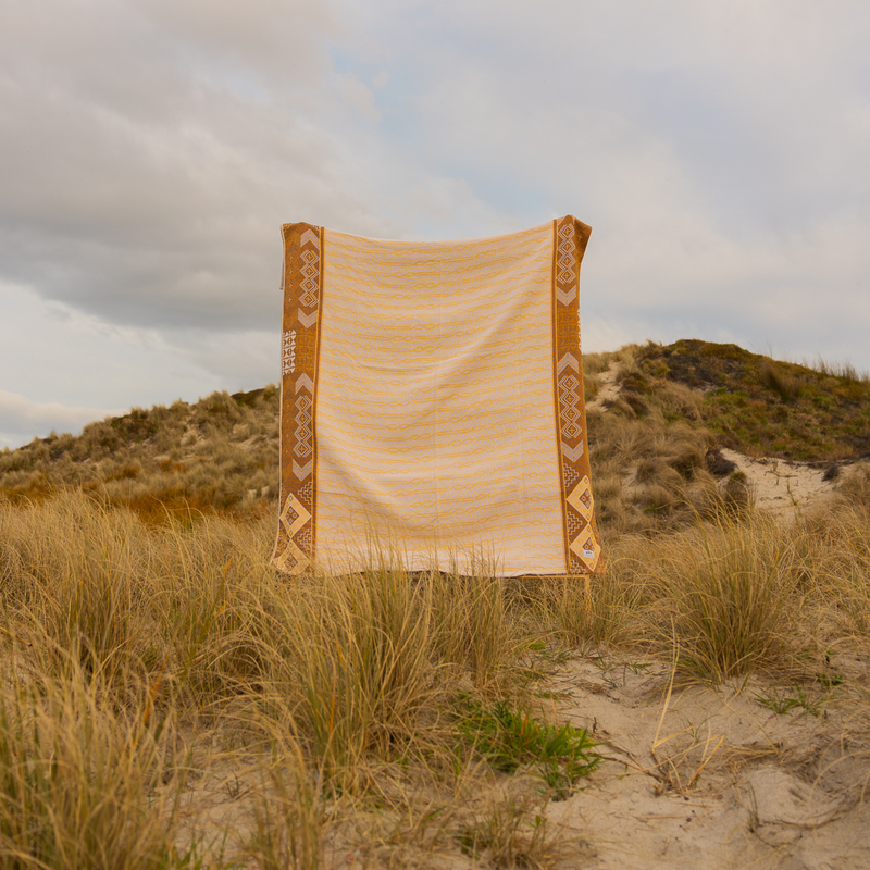 PRE-ORDER - Te Kōkō (Pīngao) - Mahana Blanket