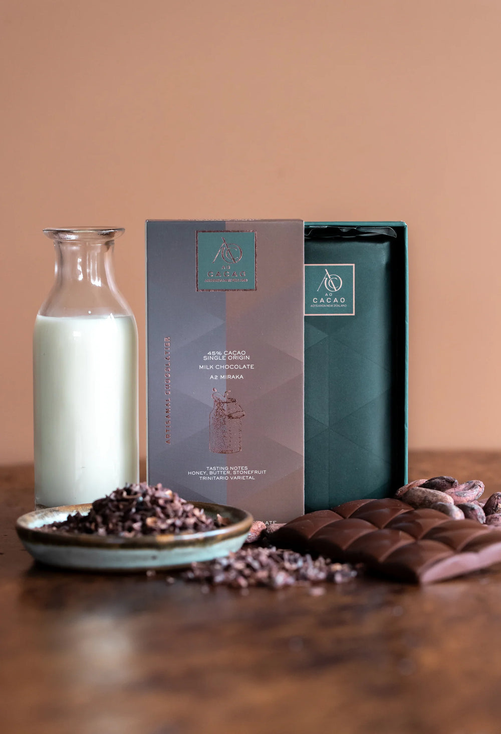 45% A2 Miraka Chocolate - Ao Cacao