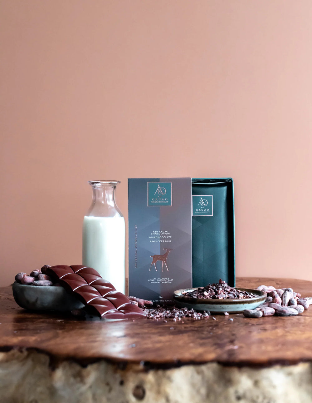 42% Pāmu Deer Milk Chocolate- Ao Cacao