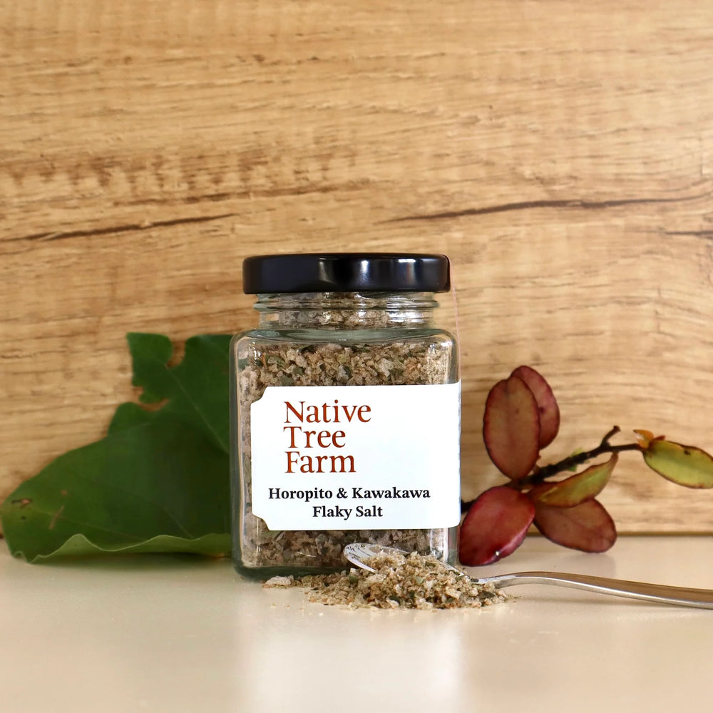 Horopito and Kawakawa Flaky Salt (Native Blend) 60g - Native Tree Farm
