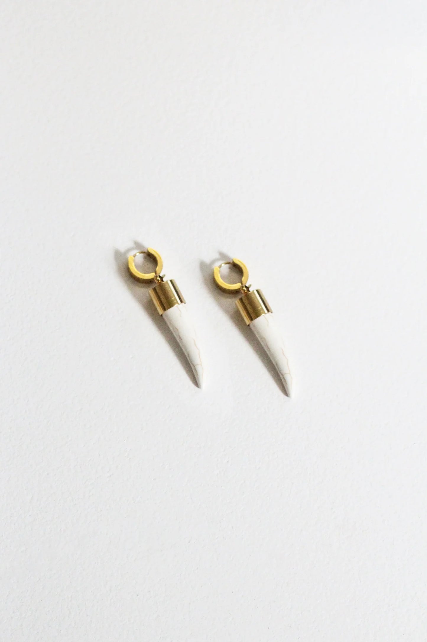 
                  
                    REI - Stone with Gold Cuff Earrings - Mitchell Vincent
                  
                