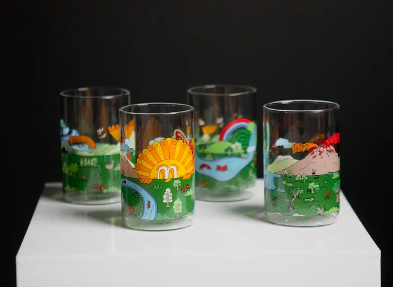 Kōata (Four glass tumblers) - Ia Rā