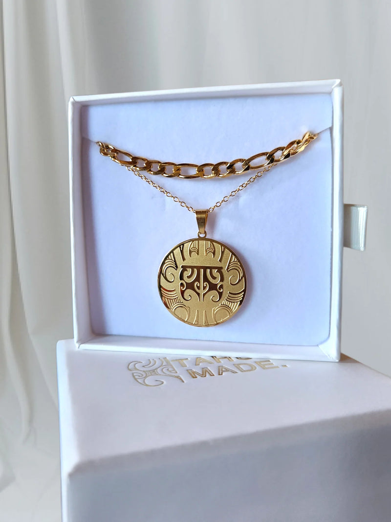 Layered Necklace (Gold)  - Tahuri Made