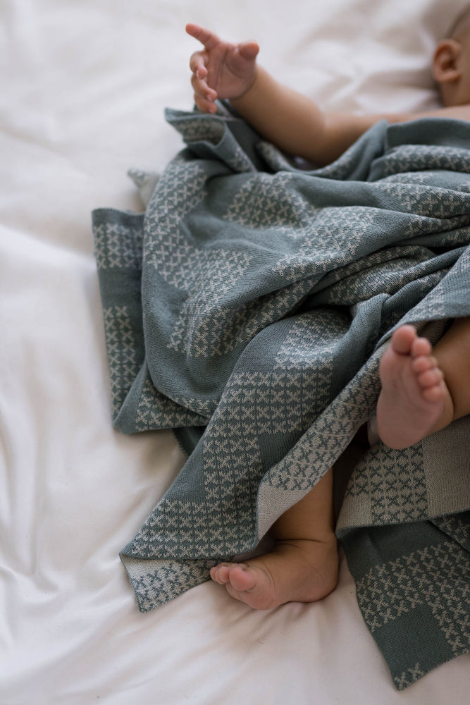 
                  
                    Poutama - Pēpi Knitted Blanket
                  
                